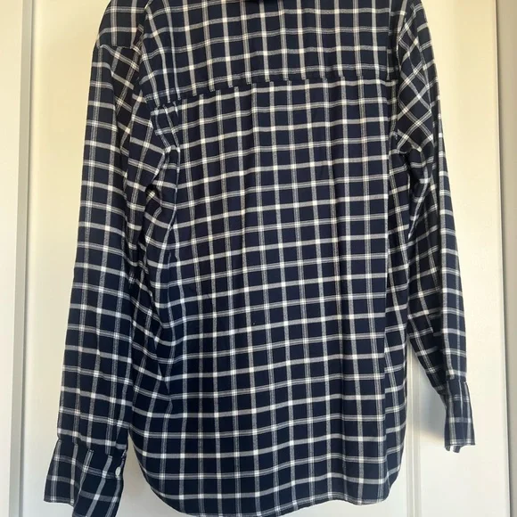 Treasure & Bond Blue and White Checkered Shirt - Picture 6 of 7